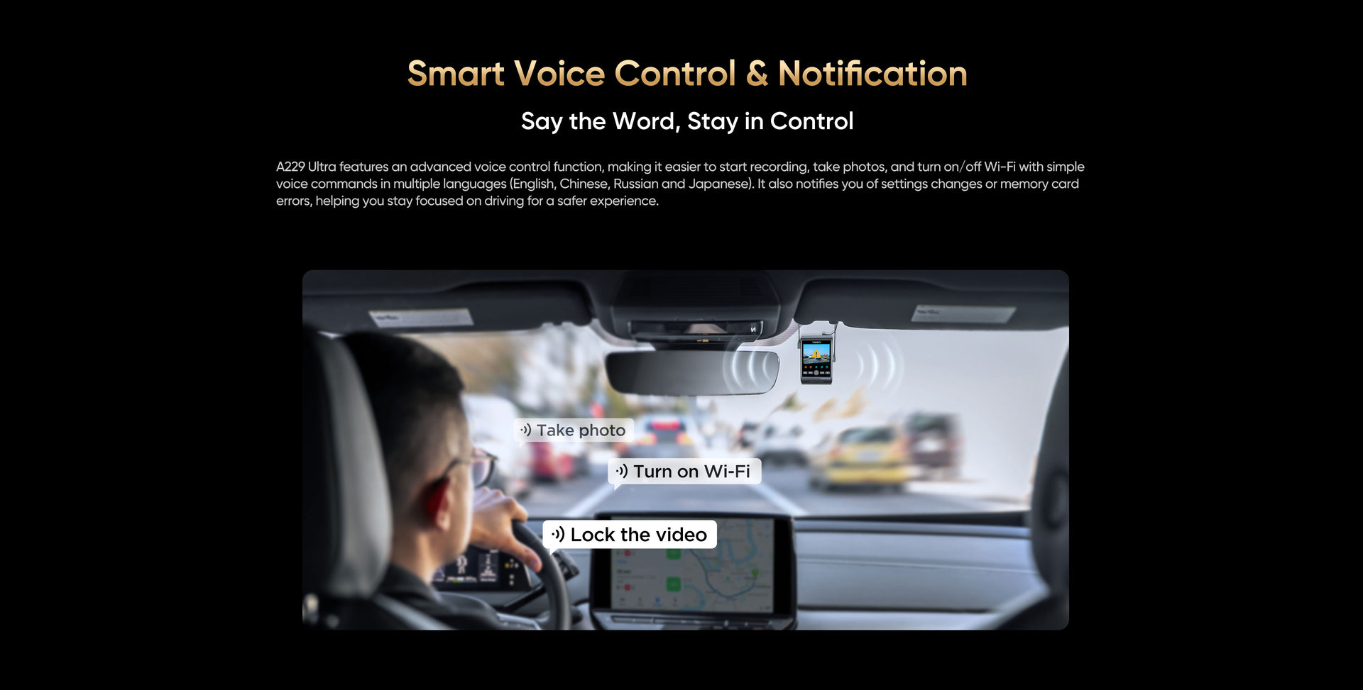 VIOFO A229 Ultra 4K + 4K Dash Cam — 2-Channel (Front + Rear) feature 6