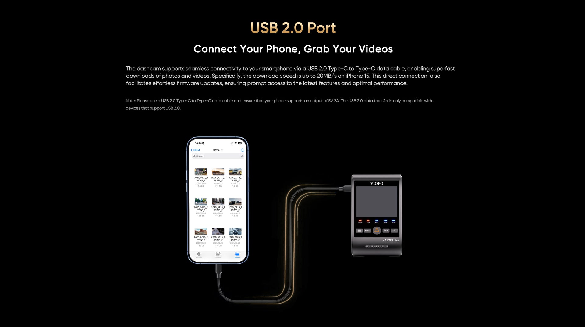 VIOFO A229 Ultra 4K + 4K Dash Cam — 3-Channel (Front + Rear + Interior) feature 12