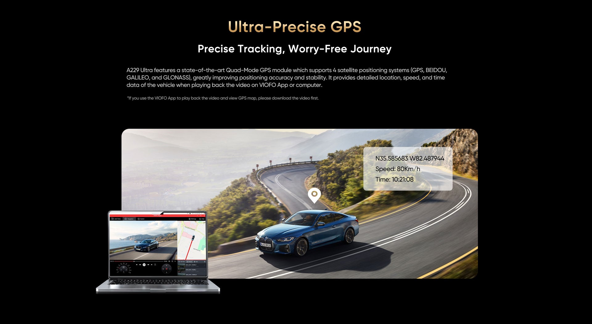 VIOFO A229 Ultra 4K + 4K Dash Cam — 3-Channel (Front + Rear + Interior) feature 14
