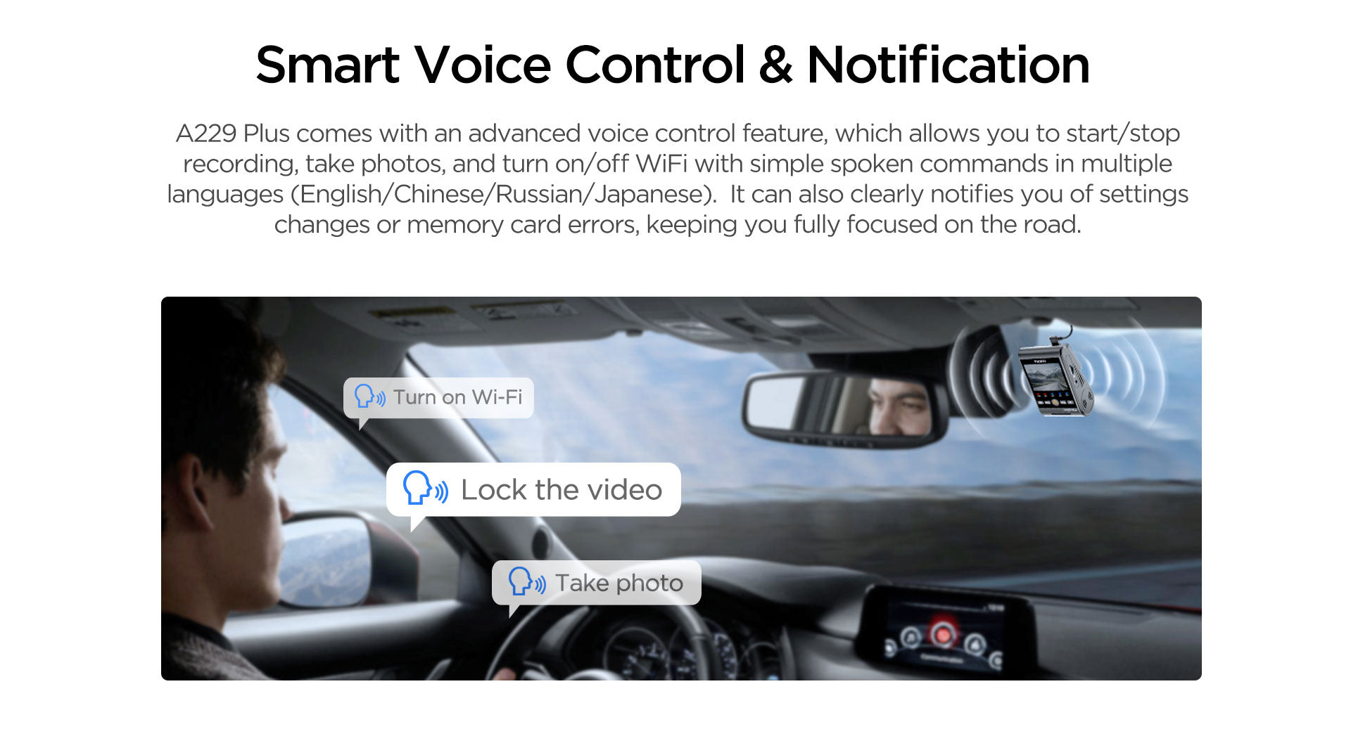 VIOFO A229 Plus 2K + 2K Dash Cam — 2-Channel (Front + Rear) feature 7