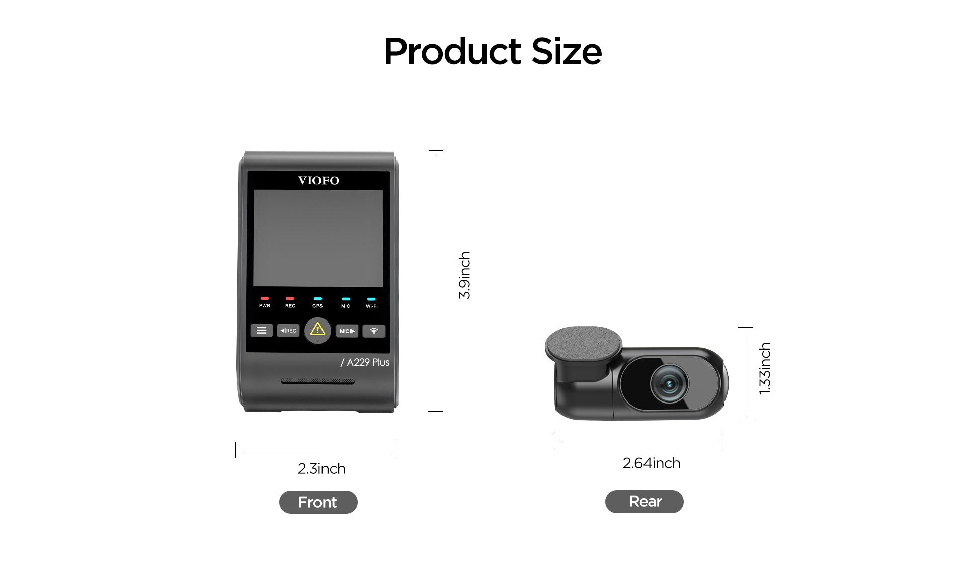VIOFO A229 Plus 2K + 2K Dash Cam — 2-Channel (Front + Rear) feature 16