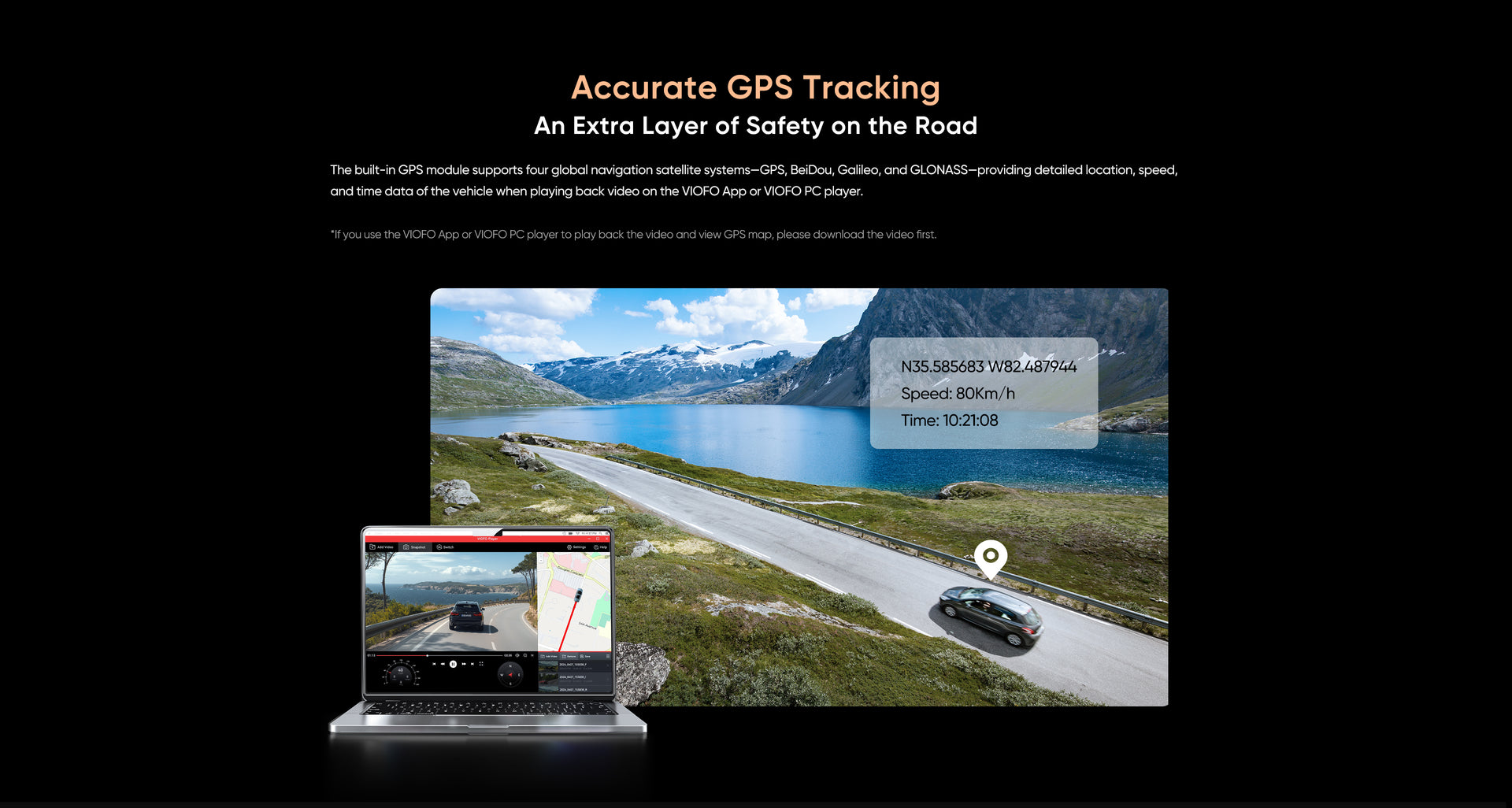 VIOFO A329S 4K 60fps Dash Cam — 2-Channel (Front + Rear) feature 16