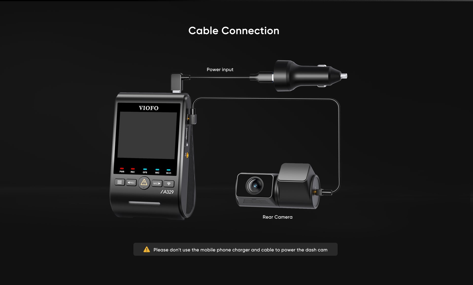 VIOFO A329S 4K 60fps Dash Cam — 2-Channel (Front + Rear) feature 32