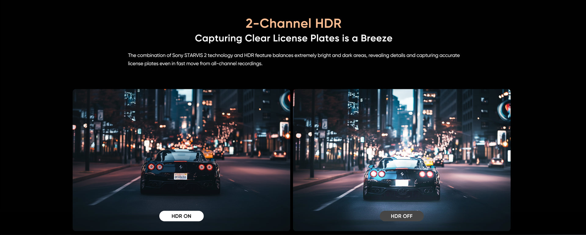 VIOFO A329S 4K 60fps Dash Cam — 2-Channel (Front + Rear) feature 6