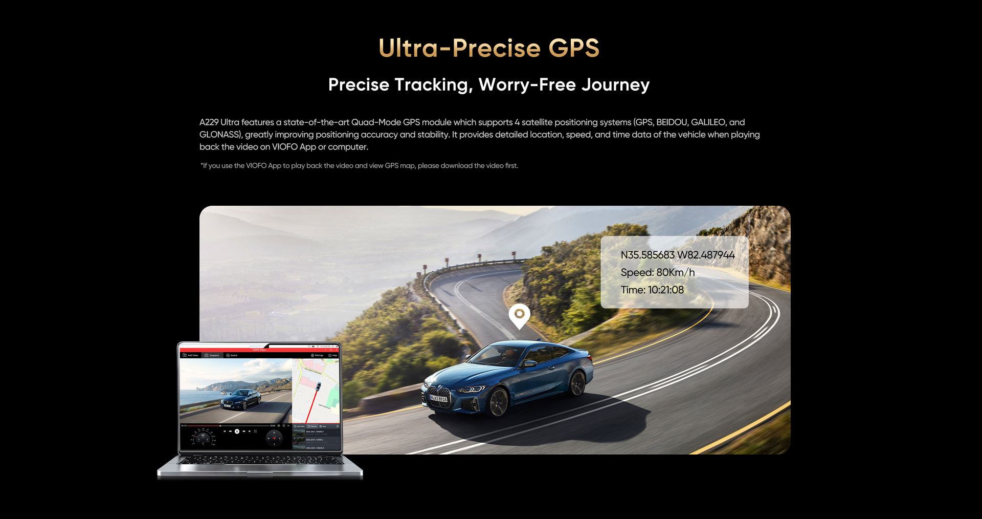 VIOFO A229 Ultra 4K + 4K Dash Cam — 2-Channel (Front + Rear) feature 11