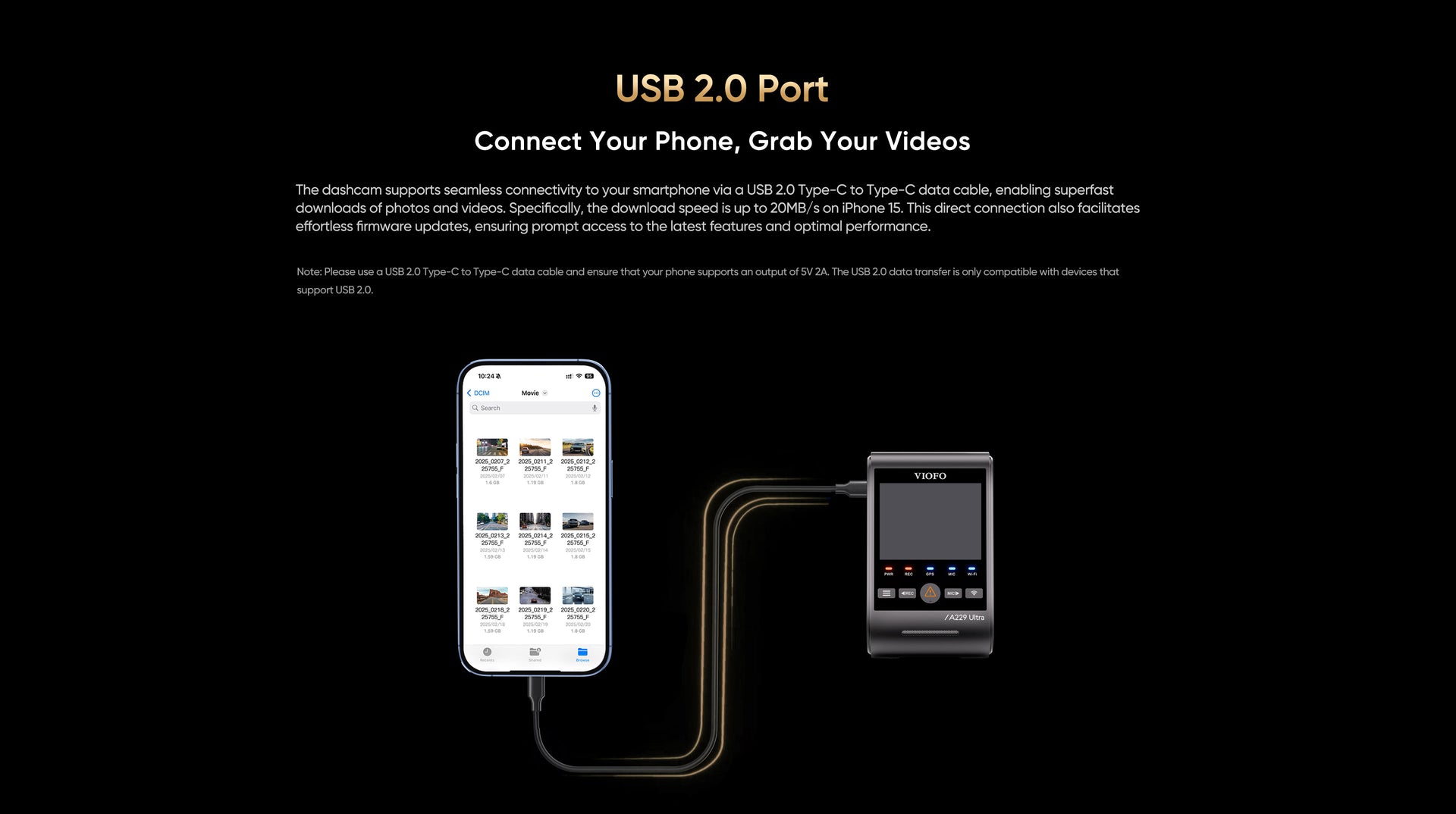 VIOFO A229 Ultra 4K + 4K Dash Cam — 2-Channel (Front + Rear) feature 8