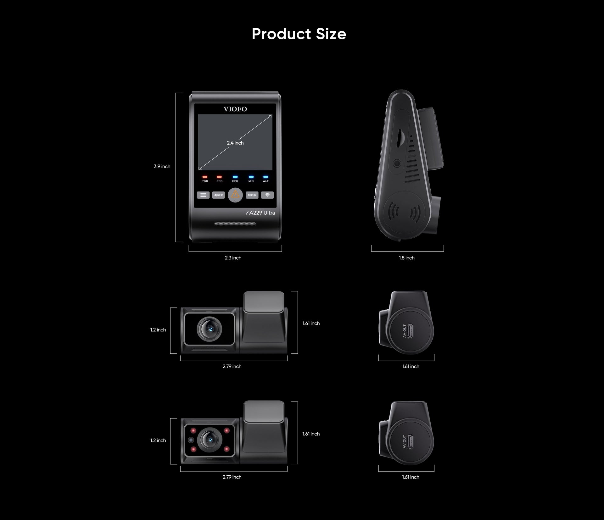 VIOFO A229 Ultra 4K + 4K Dash Cam — 3-Channel (Front + Rear + Interior) feature 20