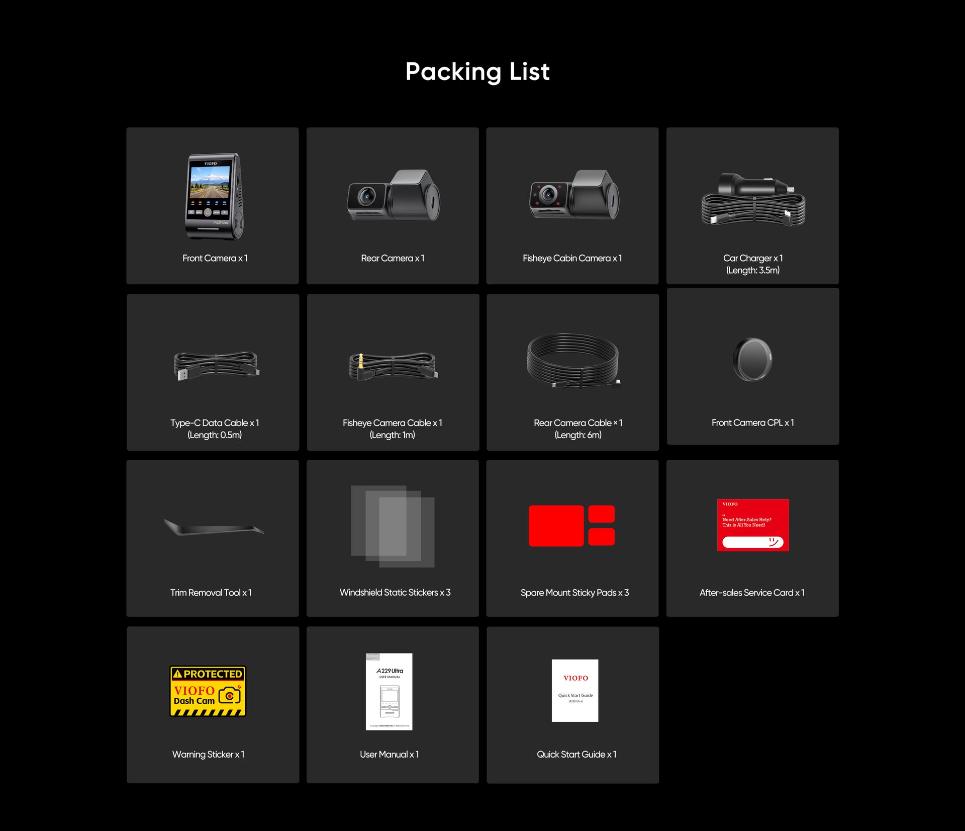 VIOFO A229 Ultra 4K + 4K Dash Cam — 3-Channel (Front + Rear + Interior) feature 21