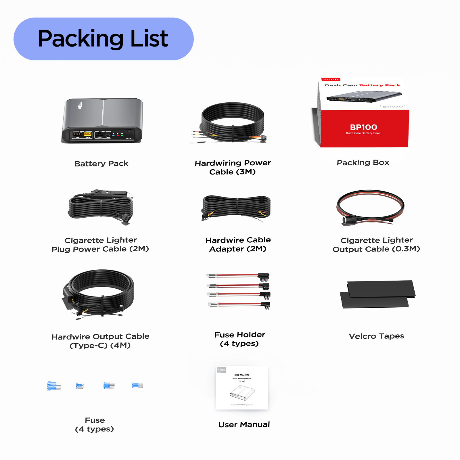VIOFO BP100 battery pack