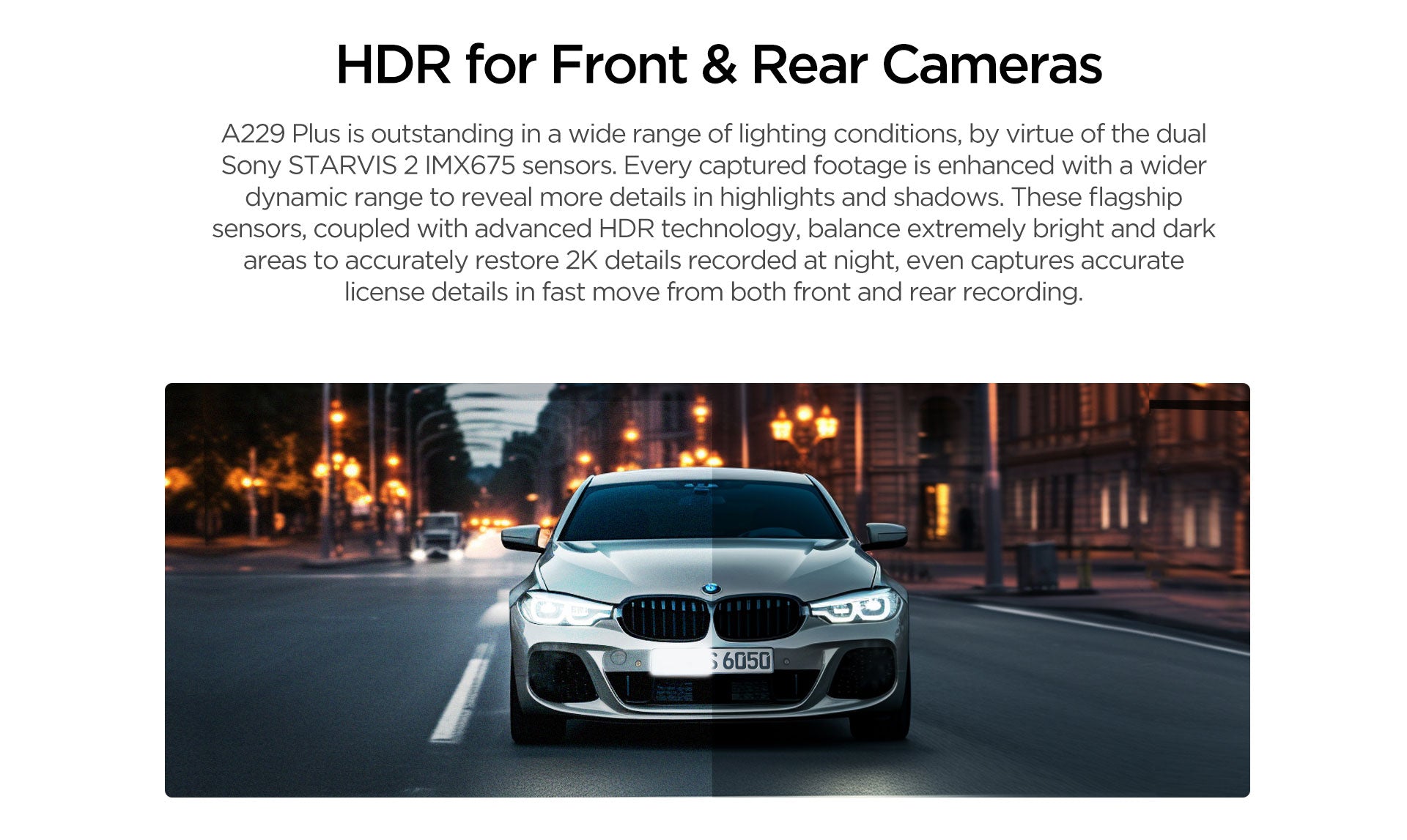 VIOFO A229 Plus 2K + 2K Dash Cam — 2-Channel (Front + Rear) feature 6