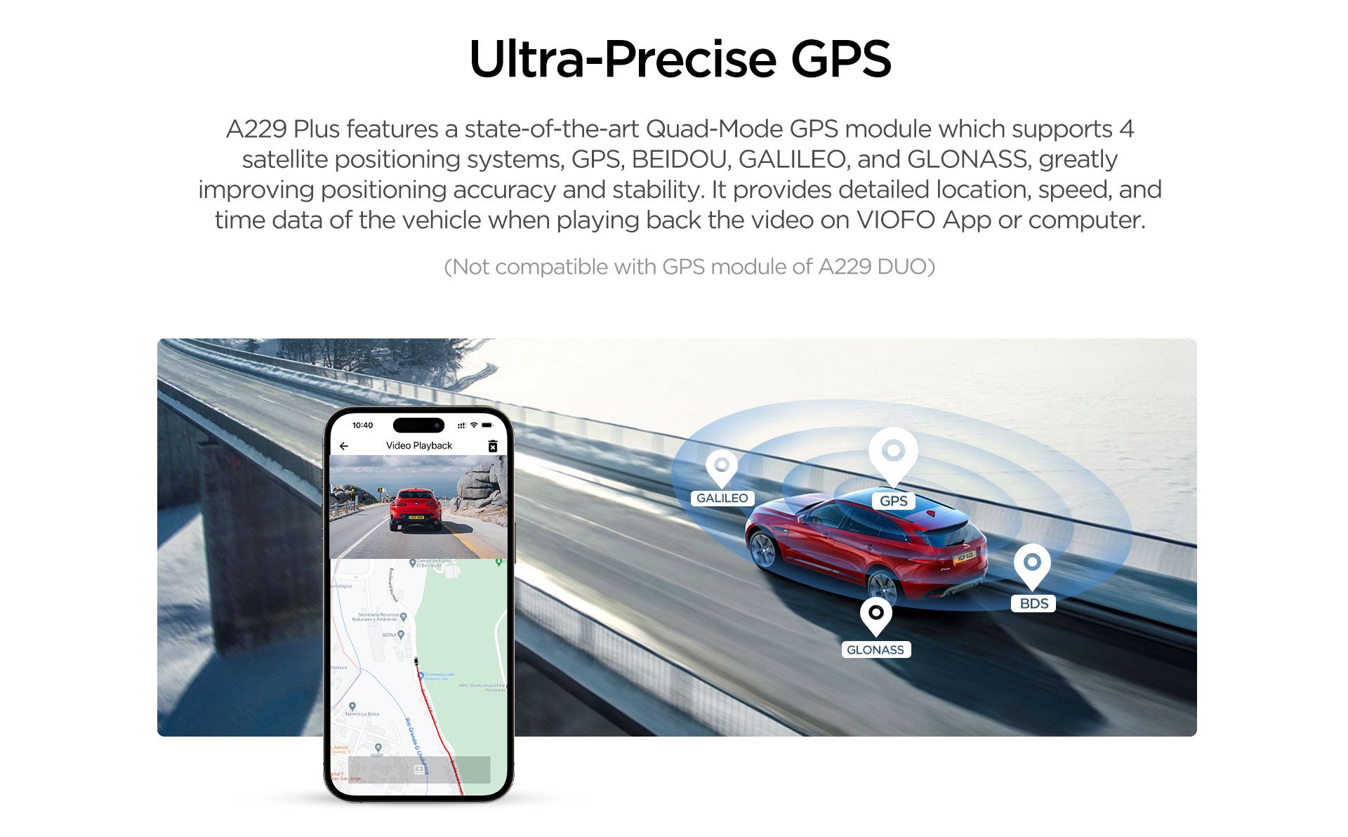 VIOFO A229 Plus 2K + 2K Dash Cam — 2-Channel (Front + Rear) feature 11