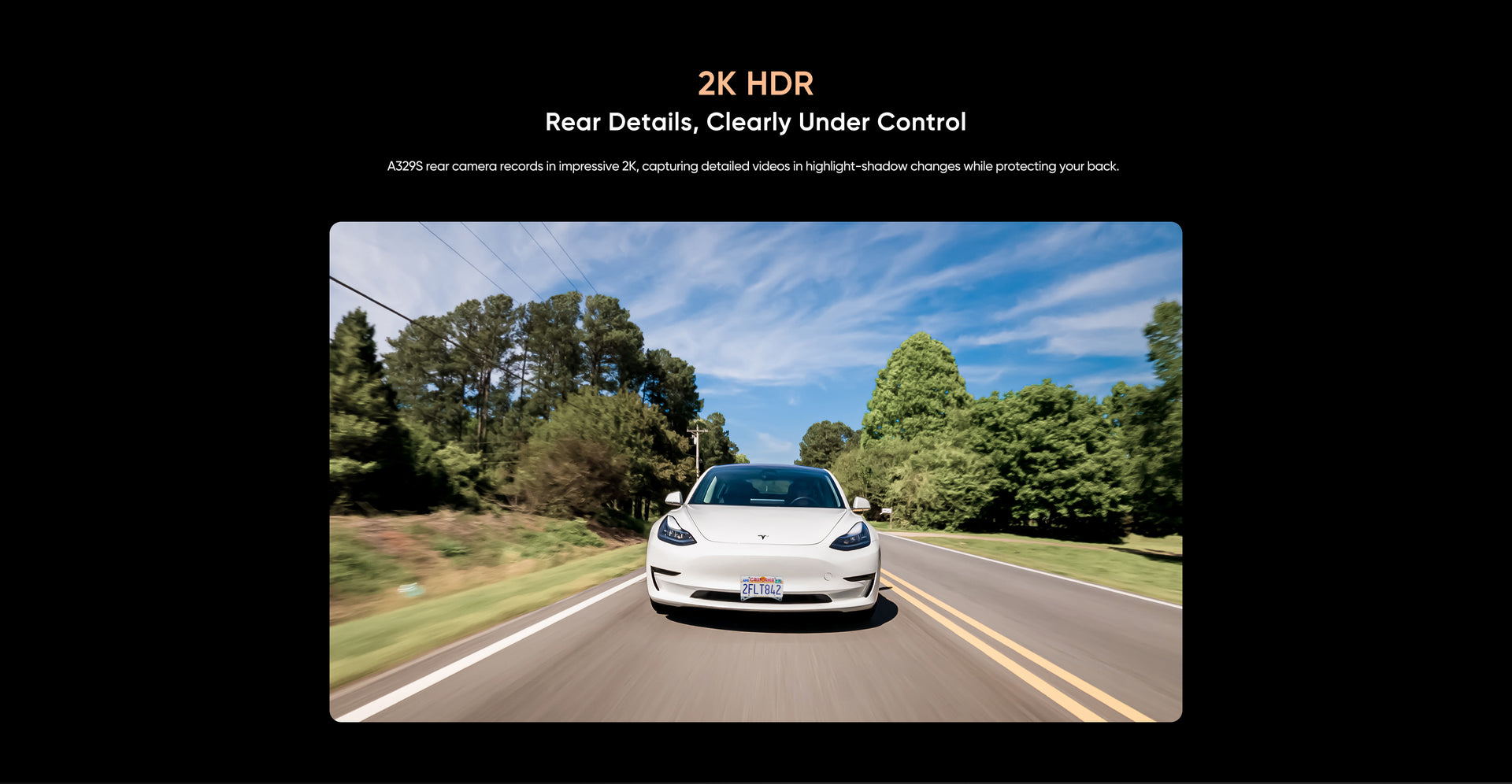 VIOFO A329S 4K 60fps Dash Cam — 3-Channel (Front + Rear + Interior) feature 13