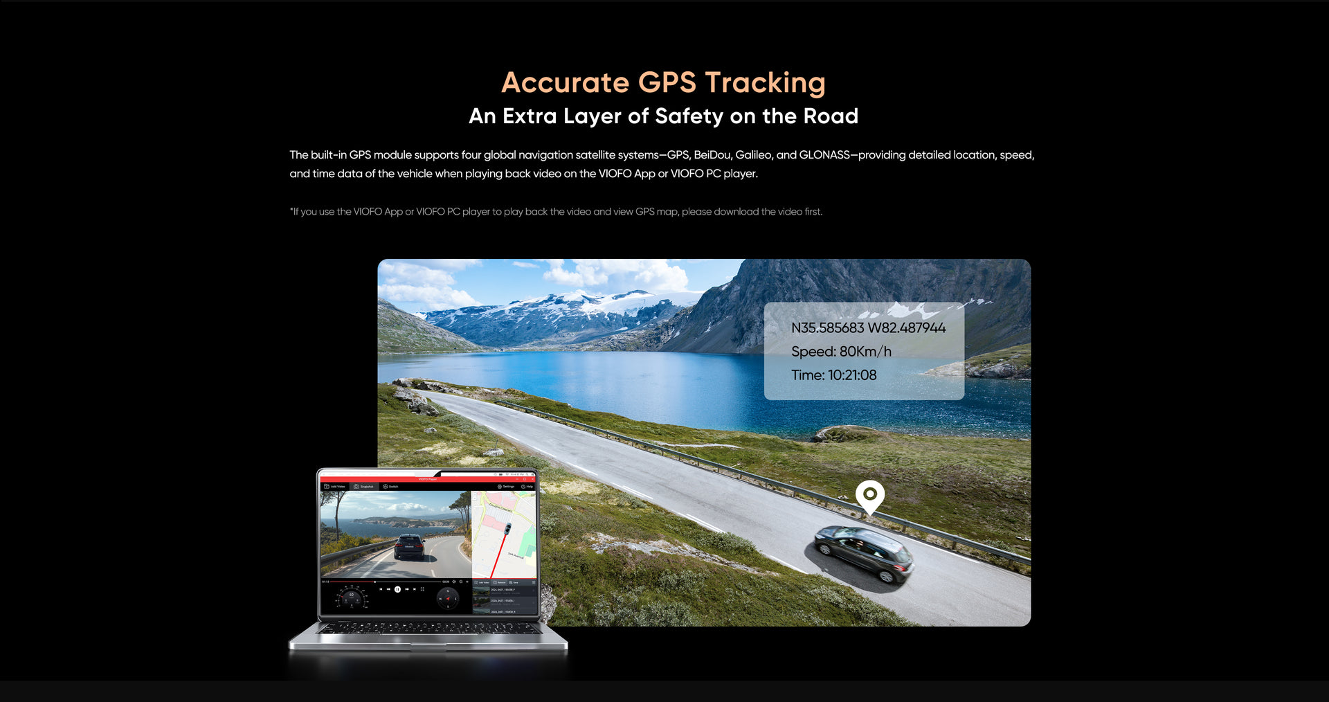 VIOFO A329S 4K 60fps Dash Cam — 3-Channel (Front + Rear + Interior) feature 19