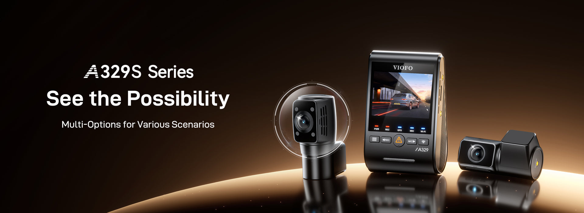 VIOFO A329S 4K dash cam banner