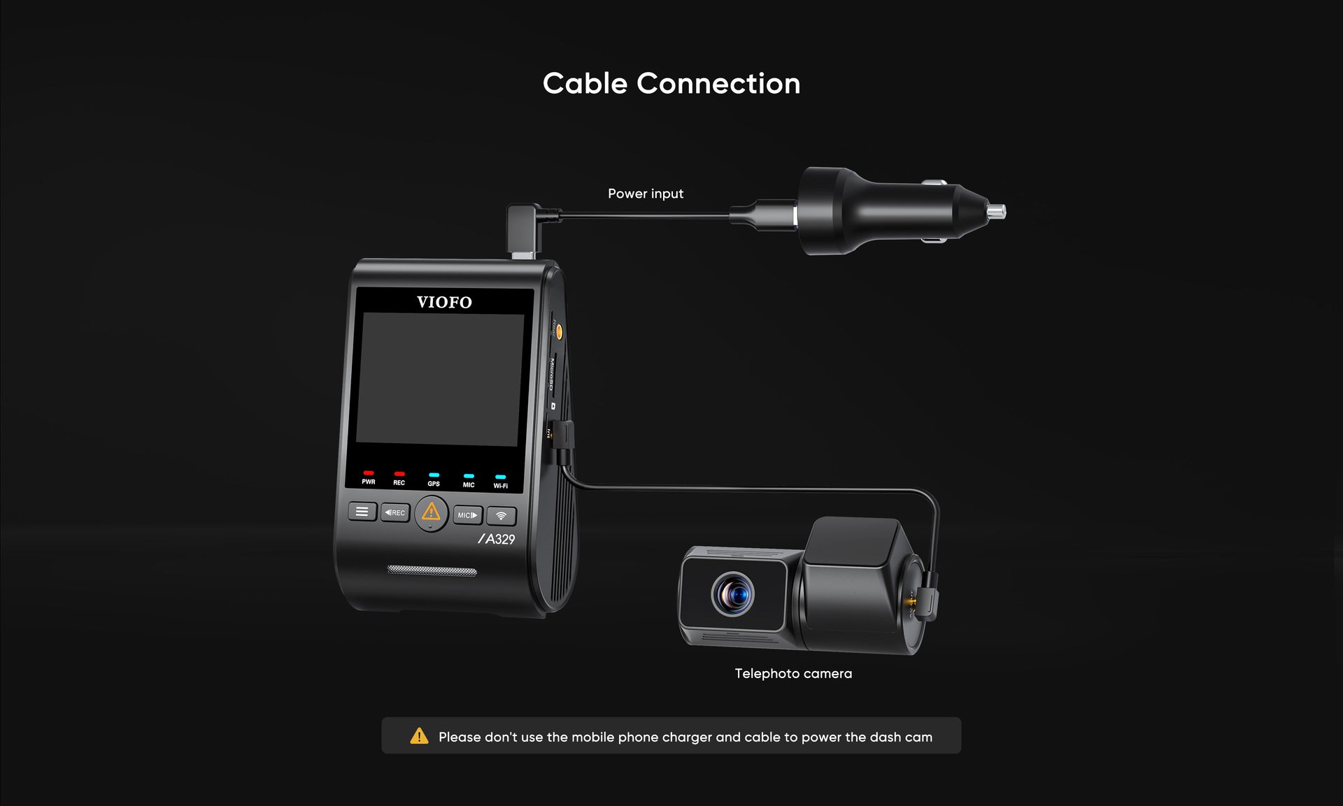 VIOFO A329T 4K Telephoto Dash Cam — 2-Channel (Front + Rear) feature 32
