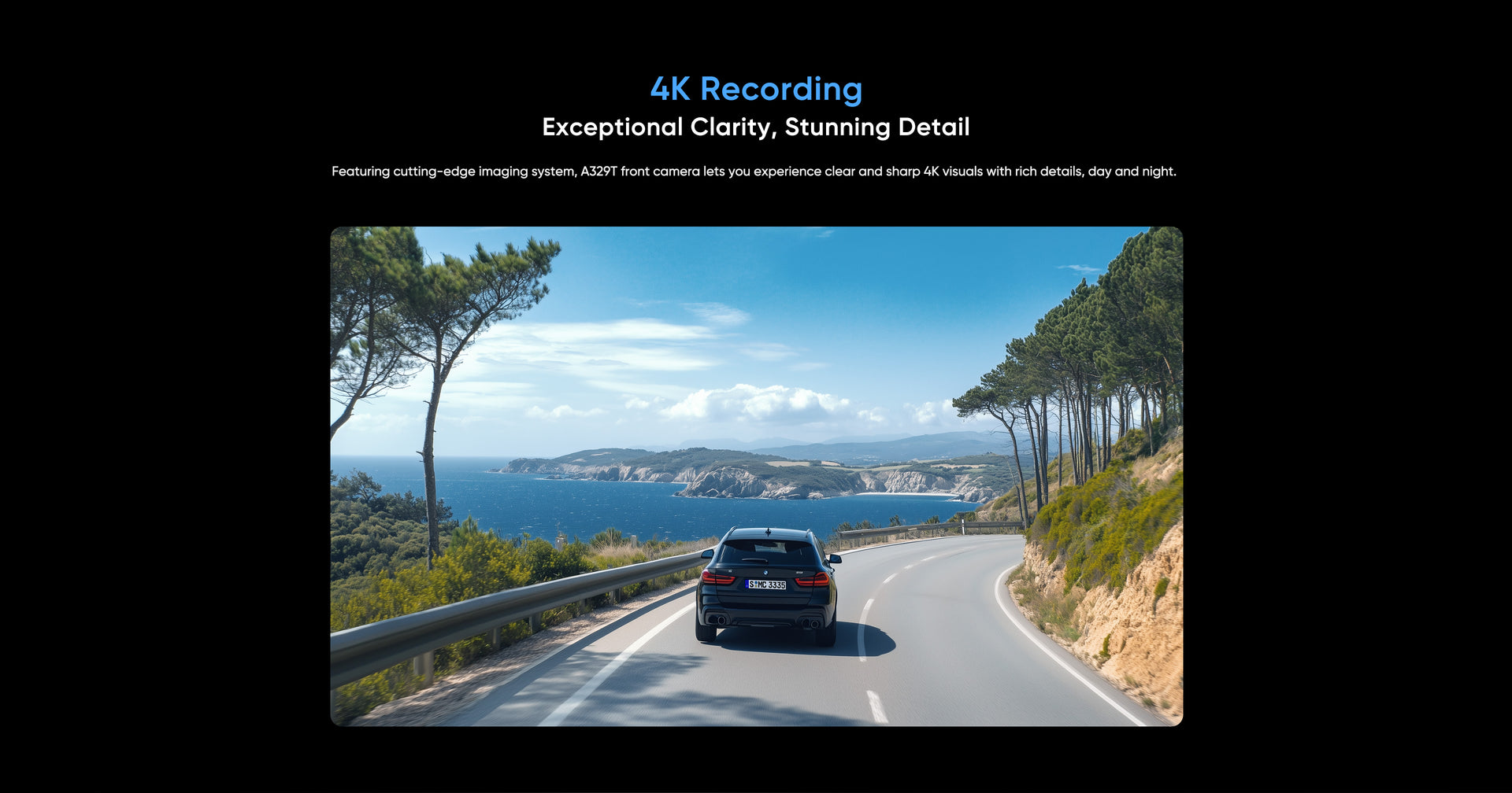 VIOFO A329T 4K Telephoto Dash Cam — 3-Channel (Front + Rear + Telephoto) feature 8