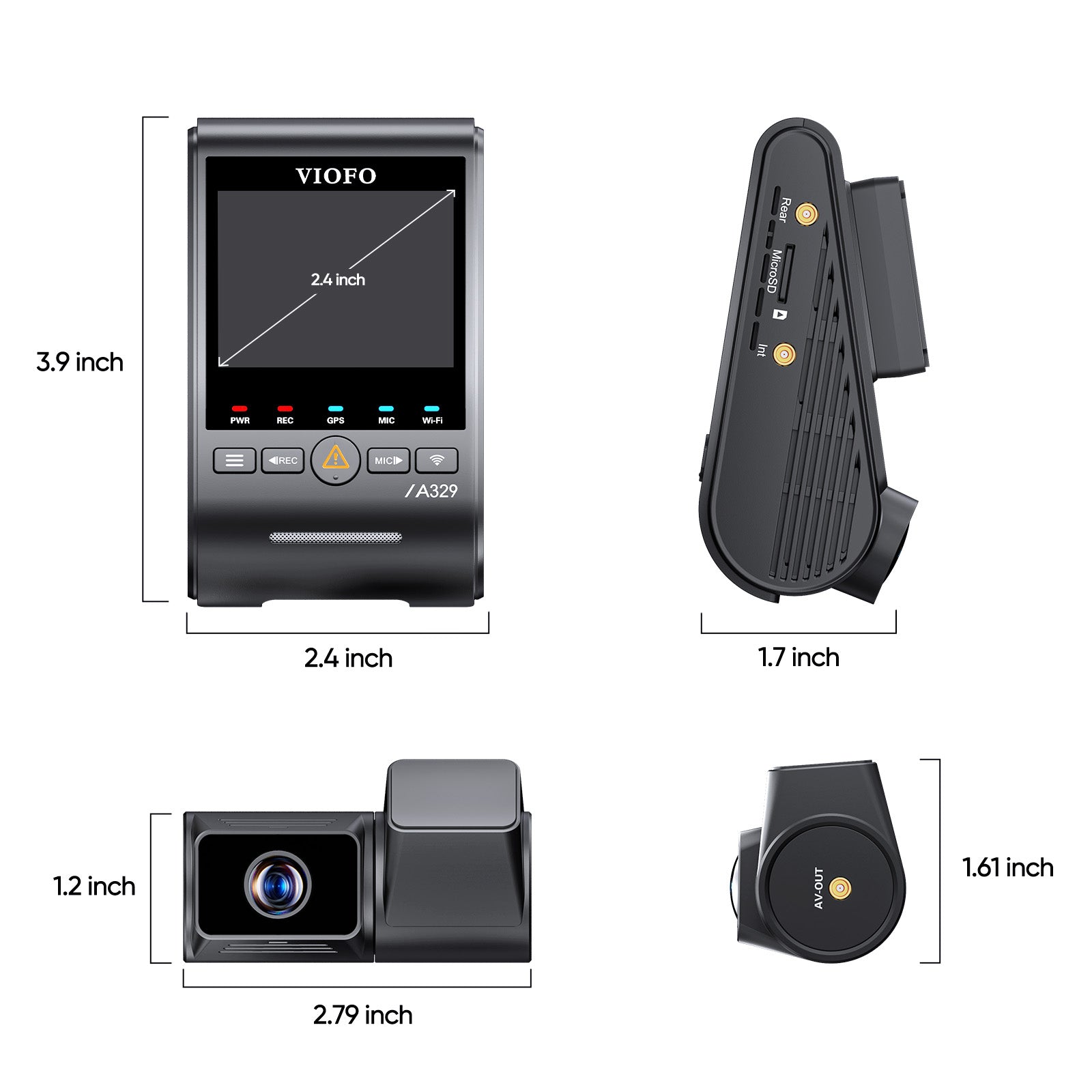 VIOFO A329T telephoto dash cam